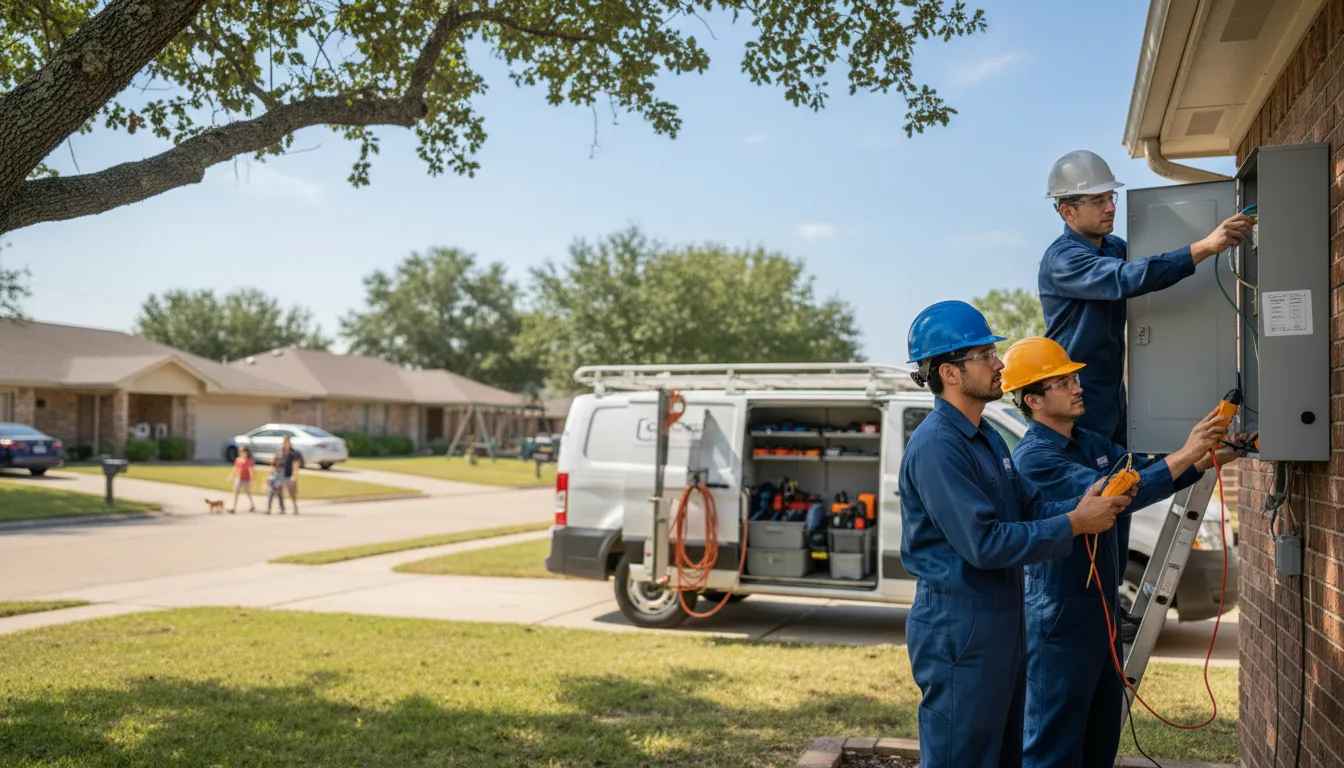 Certified electrician providing emergency electrical services in Mallard, IA
